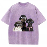 Lahedad karukoera T-s&auml;rgid Unisex pestud T-s&auml;rgid Mehed Naised Mood vabaaja l&uuml;hikeste varrukatega T-s&auml;rgid Puuvillane suur T-s&auml;rk S