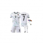 2025/2026 Hooaeg Ronaldo Portugal Nr.7 Laste Jalgpallis&auml;rk Valge 110-120 CM valge