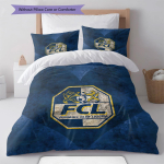 FC Luzern logo Voodipesu Tekikott Komplekt Tekikott Padjap&uuml;&uuml;r Kodu Kaunistus S&uuml;nnip&auml;evakingitus (1 * tekikott + 2 * padjap&uuml;&uuml;ri, ilma s&uuml;damikuta) 135x200cm