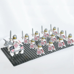 13 tk Teutooni Rooma Templari Ristis&otilde;itjad Hospitaallased Spartacuse Armee S&otilde;dur Minifiguuri Ehitusplokk M&auml;nguasjad Lastele