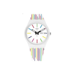Swatch Valge Samba Veekindel Kvartsikell Unisex Kellad GW712 White