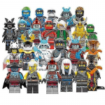 24 tk Ninjago minikujukest Kai Jay Sensei Wu Master ehitusplokkidest m&auml;nguasjad WSLIHV