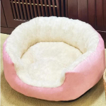 V&auml;ga pehme soe koeravoodi Lemmikloomakorv Kassimaja Diivan keskmisele suurele koerale Diivanvoodi Padi Koeravoodi Maja Lemmikloomatarbed Aksessuaarid (Pink,L 66X52X19) roosa