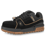 LOUIS VUITTON Treener Maxi Must Pruun Suede 1ABM30 43 black