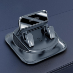 Mobiiltelefoni autohoidik Auto navigatsioon Uue auto eriline Universaalne libisemisvastane alus Auto armatuurlaua tugihoidik must