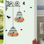 Linnupuur Lastetuba Magamistuba Elutuba Seinakleebis DIY Art Decals Kodukaunistus