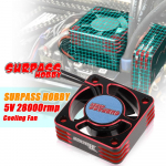 SURPASS HOBBY 5V 28000rmp jahutusventilaator 540 sensoriga andurita mootorile RC automootor punane