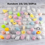 10/20/30 tk Juhuslikud armsad loomakesed, priske Kawaii mini aeglaselt t&otilde;usvad pigistatavad stressi leevendavad k&auml;tem&auml;nguasjad 10pcs