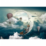 Teemantmaal Ristpistes Teemantmosaiik Teemanttikandid Maalimine Muinasjutt Maailma kodukaunistus 20X30CM