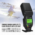 YONGNUO YN968N II Traadita TTL-v&auml;lguga Speedlite 1/8000s HSS Sisseehitatud LED-valgusti 5600K Nikon DSLR-ile must