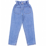 YUBAOBEI Suvised T&uuml;drukute K&otilde;rge V&ouml;&ouml;kohaga Teksad Sinised Slim Fit Denimmaterjal T&uuml;drukutele P&uuml;ksid P&uuml;ksid 4T sinine