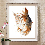 DIY Teemanttikandid Ristpistes T&auml;isruudukujuline 5D Teemantmaaling Loomade kodukaunistamise kingitus Full Round 20X30CM