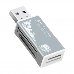 SM-PE m&auml;lu 2 Micro-SD/TF/CT/MS/SDHC/MMC USB multifunktsionaalne lugejakaardi adapter