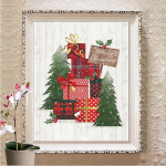 5D teemantmaal T&auml;isruudukujuline ristpistes tikandid Teemantmosaiikkunst Pilt kividest kingitus Full Round 20X30CM