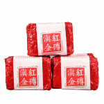 Yunnani must tee Dianhong kuldtellis, suurte lehtedega liik Must tee v&auml;ike ruudukujuline telliskivi 100g