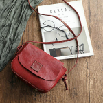 Johnature ehtsast nahast retro naiste v&auml;ike kott Mitmek&uuml;lgsed pehmest loomanahast &otilde;lakotid ja p&otilde;ikkotid burgundiapunane