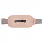 Menstruaalsoojenduspadi, kaasaskantav USB-kaabel, juhtmeta 3 kuumuse ja 3 vibratsioonimassaaži režiimiga roosa