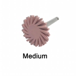 1 tk hambaravi kummipoleerimismasina komposiitvaigu poleerimisketas Teemants&uuml;steemi RA ketas 14 mm ratas Spiraal-Flex Brush Burs 3 v&auml;rvi Medium