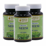 3 tk X Maharishi Ayurveda Orgaaniline Neem 60 Tabletti Pakk Iga&uuml;ks