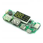 LED kahekordne USB 5 V 2,4 A mikro/C-t&uuml;&uuml;pi USB mobiilne toitepank 18650 laadimismoodul liitiumaku laadija plaadi vooluahela kaitse 5v 2.4A