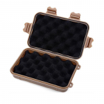1 tk 165 x 105 mm v&auml;listingimustes kasutatavast plastikust veekindlast suletud elluj&auml;&auml;miskastist mahutiga telkimiskarbist v&auml;ljas reisimiseks Black