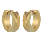 Les Tr&eacute;sors De Lily [R4836] - Kuldsed  Peaceful  terasest k&otilde;rvar&otilde;ngad - 12 mm 4 mm kuld