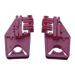 BROSS BWR336+BWR337 elektriline aknaregulaatori klamber LA ja LB vasak esiukse 1Z1837461 jaoks Skoda Octavia Laura MK2 1Z