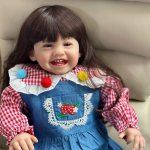 60 CM 24-tolline pehmest silikoonist reborn mudilane nukk t&uuml;drukule elutruu vin&uuml;&uuml;list printsess dress up Alive Bebe m&auml;ngumaja same as picture