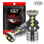 2tk W5W T10 Led pirnid Canbus 2016 9SMD 6000K 168 194 Led 5W5 auto salongi kuppel numbrim&auml;rgi tuli Auto pakiruumi k&uuml;ljeukse latern sinine