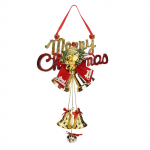 Rippuv j&otilde;ulukella kaunistus J&otilde;ulukella ripats BowKnot J&otilde;uluvana j&otilde;ulupuu elementidega One Size