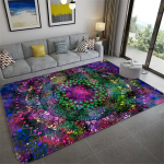 V&auml;rviline t&auml;hetaevas Mandala suur vaip Elutuba Imeilus p&otilde;randamatt T&uuml;drukute vaip lilleline Vannitoa ala Esik Magamistuba Tapis Salong 50cm x 80cm
