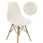 Veekindel Shell tooli kate Elastne k&ouml;&ouml;gitooli katted S&ouml;&ouml;gituba Jacquard Tooli Istmekatted Bankett Pulmad Kaunista 1 tk 1-PCS beež