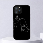 Art Simple Kiss Rose Sex Girl Body telefoni&uuml;mbris iPhone 11 12 Mini 13 14 Pro Xs Max X 8 7 6s Plus 5 Se Xr Shell jaoks iPhone7