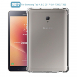 P&otilde;rutuskindel kate Samsung Galaxy Tab A 8.0 2017 SM-T380 SM-T385 8,0 tollise &uuml;mbrisega TPU silikoonist l&auml;bipaistev kate Coque Fundas TAB A 2017 T385/T380 puhas