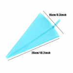 25cm~40cm silikoonist kott kommid kondiitritoodete jaoks Eva/tpu K&uuml;psetustarvikud Kookide kaunistamiseks T&ouml;&ouml;riistad Korduvkasutatavad torukotid K&ouml;&ouml;k Reposteria 10 inch