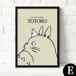 Elutoa dekoratiivmaal Moodne lihtne maal Totoro Multikas Multikas seinamaalingud V&auml;ike v&auml;rske lastemaja 40x60cm No Frame