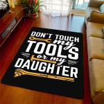 Isade garaaž Naljakas vaip Garaaživaip meestele Piirkonna vaip Elutoa sisustus Manikoopa libisemisvastane vaip Sissep&auml;&auml;s Uksematt P&otilde;randa sisekujundusvaip 40cm by 60cm