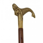 Merineitsi k&auml;epide jalutuskepp messing, puit