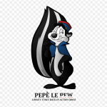 Pepe Le Pew Pepe Le Pew Penelope Pussycat Triikraud soojus&uuml;lekandel tr&uuml;kkimisel Vin&uuml;&uuml;lplaastrid Kleebis riietele Ise ise teha aplikatsioonid pestavad plaastrid