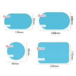 2 tk auto peegeldusvastane veeudu uduvastane kile vihmakindel tahavaatepeegli kaitsekile 2pcs 95mm x 95mm