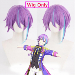 V&auml;rviline lavaprojekt Sekai Cosplay Kamishiro Rui Cosplay Kost&uuml;&uuml;m Parukas Saapad Wonderland Showtime Halloweeni riietus Naised Mehed RuiWig-One Size&Women