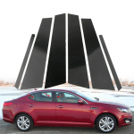 6 tk l&auml;ikiv klaver, must ukseakna samba postid sobivad KIA Optima 2011-2015 jaoks