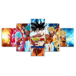 Raamita 5-paneeline kingitus Jaapani anime moodulseina kunst l&otilde;uendile HD plakatid pildid HD maalid kodukaunistused elutoa kaunistused 40x60cm*2 40x80cm*2 40x100cm*1