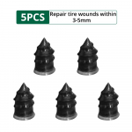 Vakumrehvi remondikomplekt mootorrattale, autole, rollerile, kummist sisekummita rehvi remondit&ouml;&ouml;riistade komplekt, liimivaba rehvi remondikile nael uus Small 5 PCS