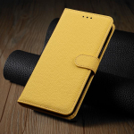 Luksuslik nahast klapitav rahakoti&uuml;mbris Infinix Note 12 Pro 4G 5G Zero telefoni&uuml;mbriste jaoks InfinixHot 20 20i kaardipesa raamatukaanele For Infinix Hot 20 4G kollane