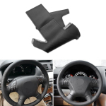 Must perforeeritud nahast auto rooli katte trimmi kaitse Honda Accord 7th 2003-2007 Odyssey jaoks gray