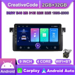 Android autoraadio Carplay BMW E46 M3 Rover 318/320/325/330/335 1998-2006 auto multimeedia videopleier GPS-navigatsioon WIFI 2+32GB 1+16GB