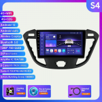 Hizpo 2din Android Autoradio jaoks Transit Tourneo Custom 2013-2021 autoraadio multimeedia videopleier GPS Navi peaseade Carplay DAB Auto 4G RDS FM SWC S4 8Core 4G 32G AI