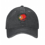 Punk-puuvillane Portugal s&uuml;damega pesapallim&uuml;ts unisex Wounisex hingav Portugali lipuga isam&uuml;ts &otilde;ues Adult Baseball Cap