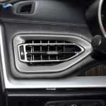 Stainless Steel Car Accessories Dashboard Panel Side Air conditioning Outlet Vent Frame Cover Trim For Jetour X70 2018 -